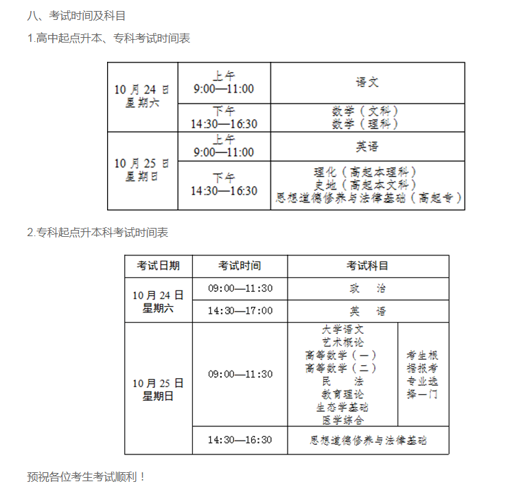 致云南省2020年全国成人高校招生统一考试考生的一封信