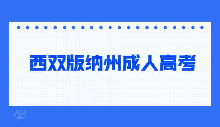 西双版纳州成人高考报名流程？