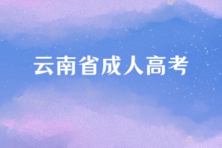 云南省成人高考