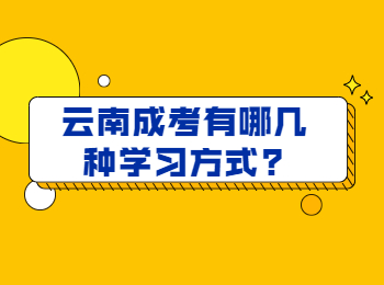 云南成考有哪几种学习方式?