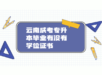 云南成考 云南成考专升本学位证