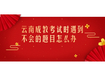 云南成人教育 云南成人教育考试