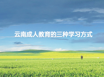 云南成教学习方式