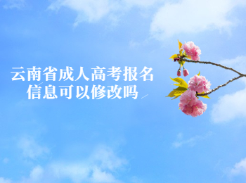 云南省成人高考报名信息