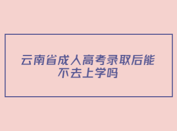 云南省成人高考录取