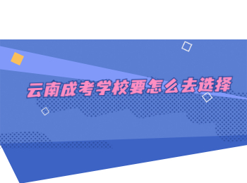 云南成考学校 云南成考